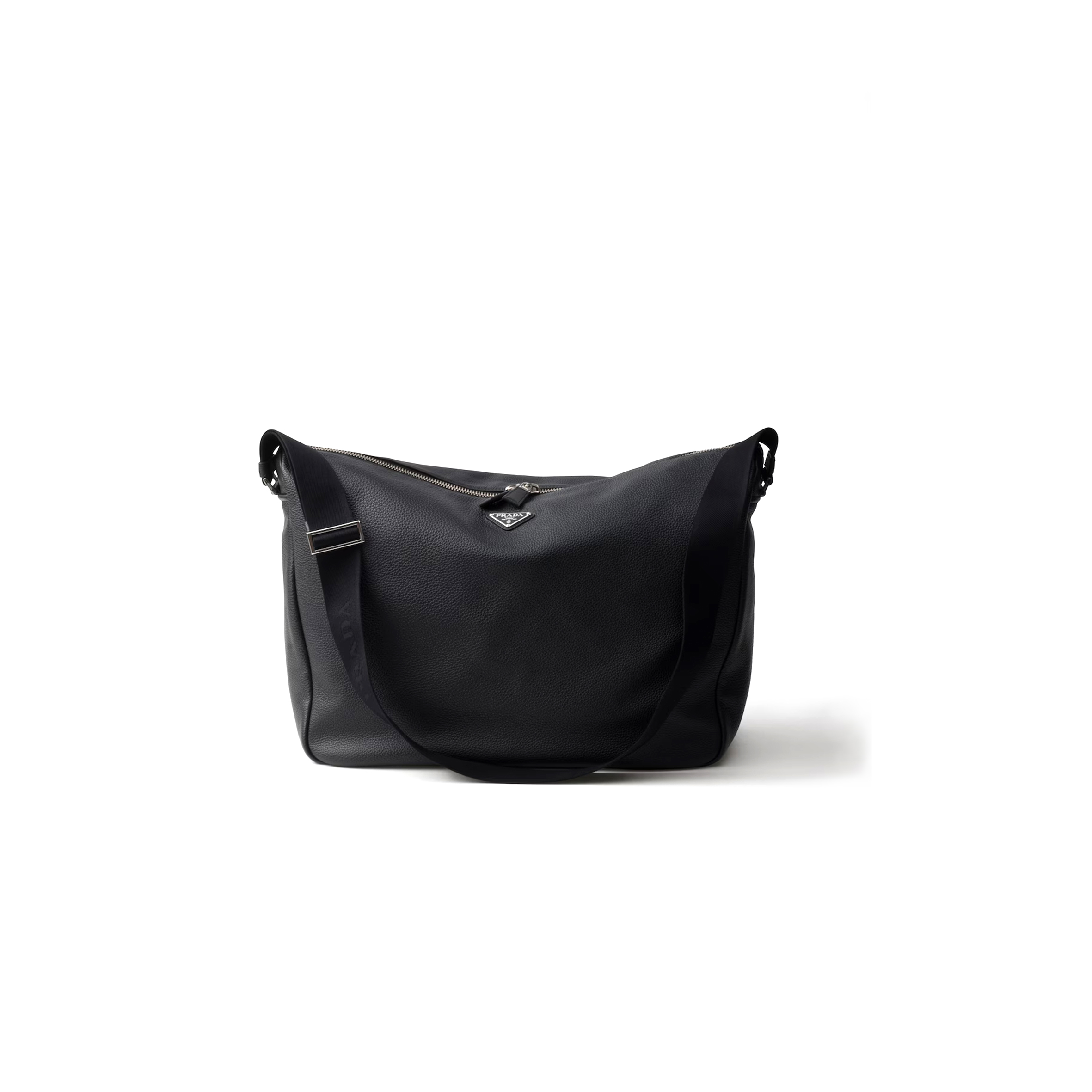 Pra*a large leather shoulder bag 2vh185 (43*32*18cm)